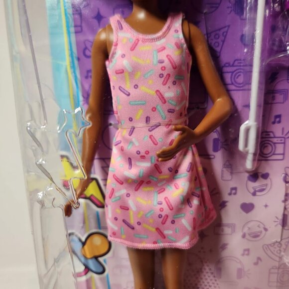 Barbie Skipper Babysitters Black Doll Set with Baby 10" High Chair Birthday Part - Picture 4 of 9